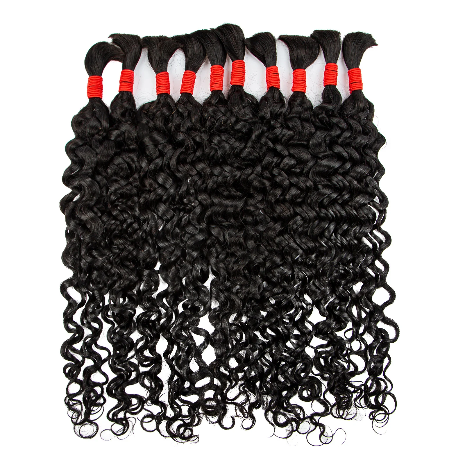 Water wave boho brads human braiding - Фотография_3