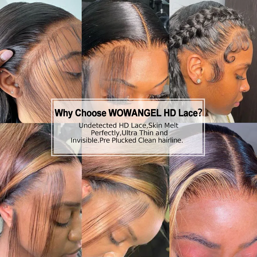 Wow angel hd lace frontal wig 250% - Фотография_2
