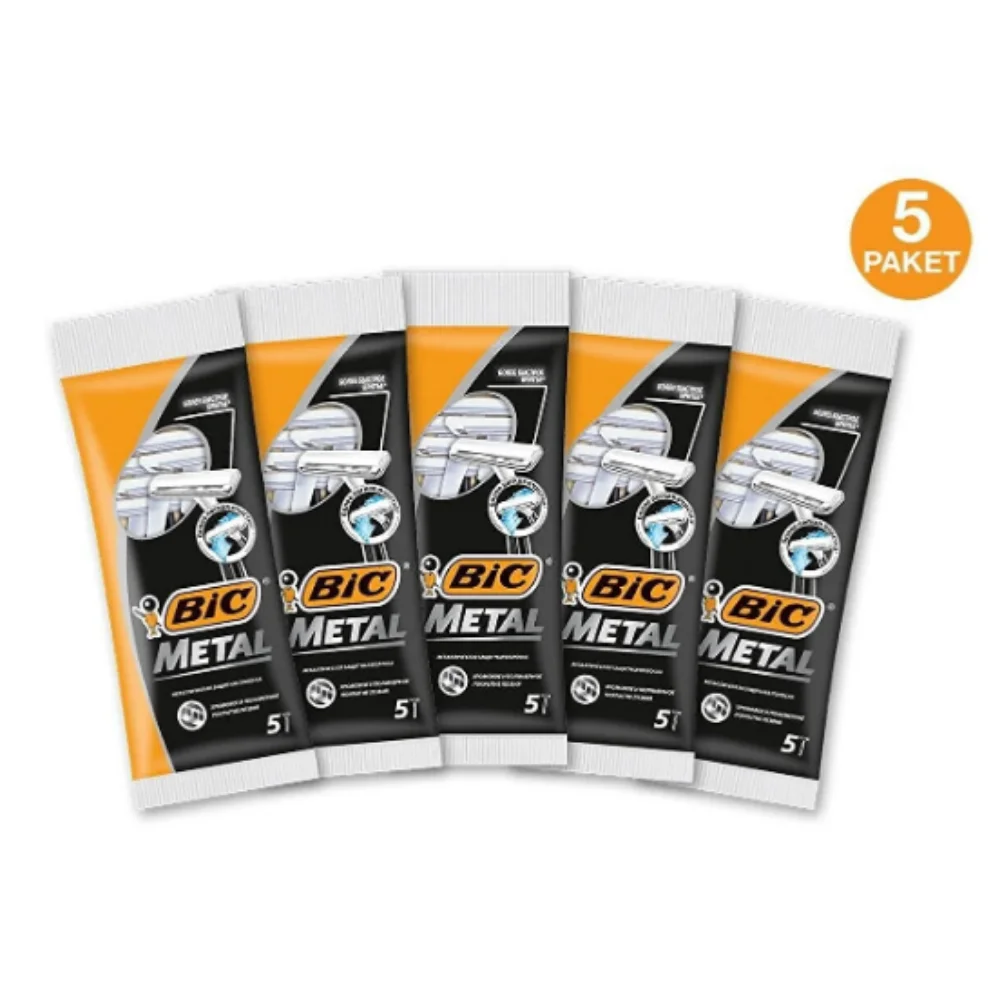 Bic metal одноразовая бритва 5x5 25 шт
