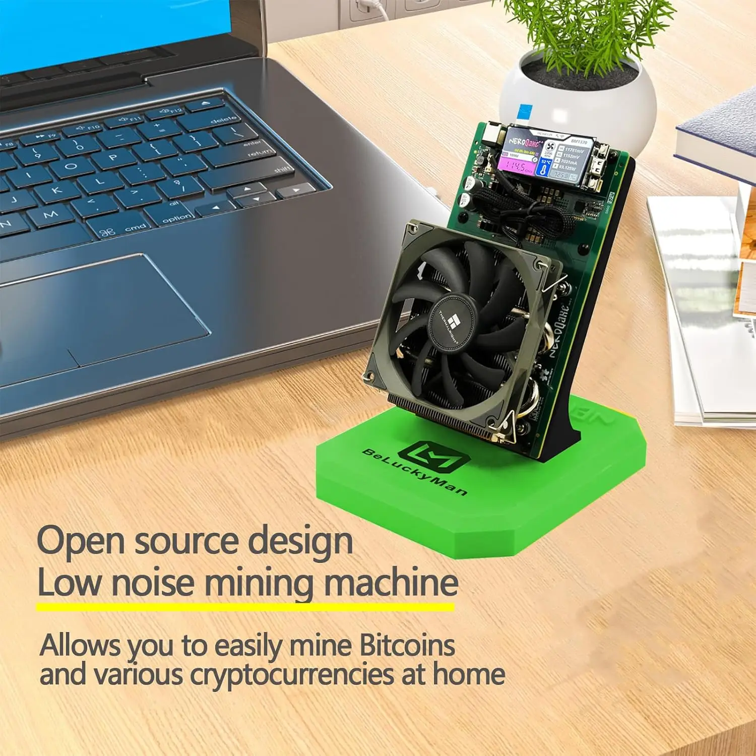 Bitcoins miner bm1370 asic chip solo btc 15j/th 98 вт энергопотребление 2 - Фотография_4
