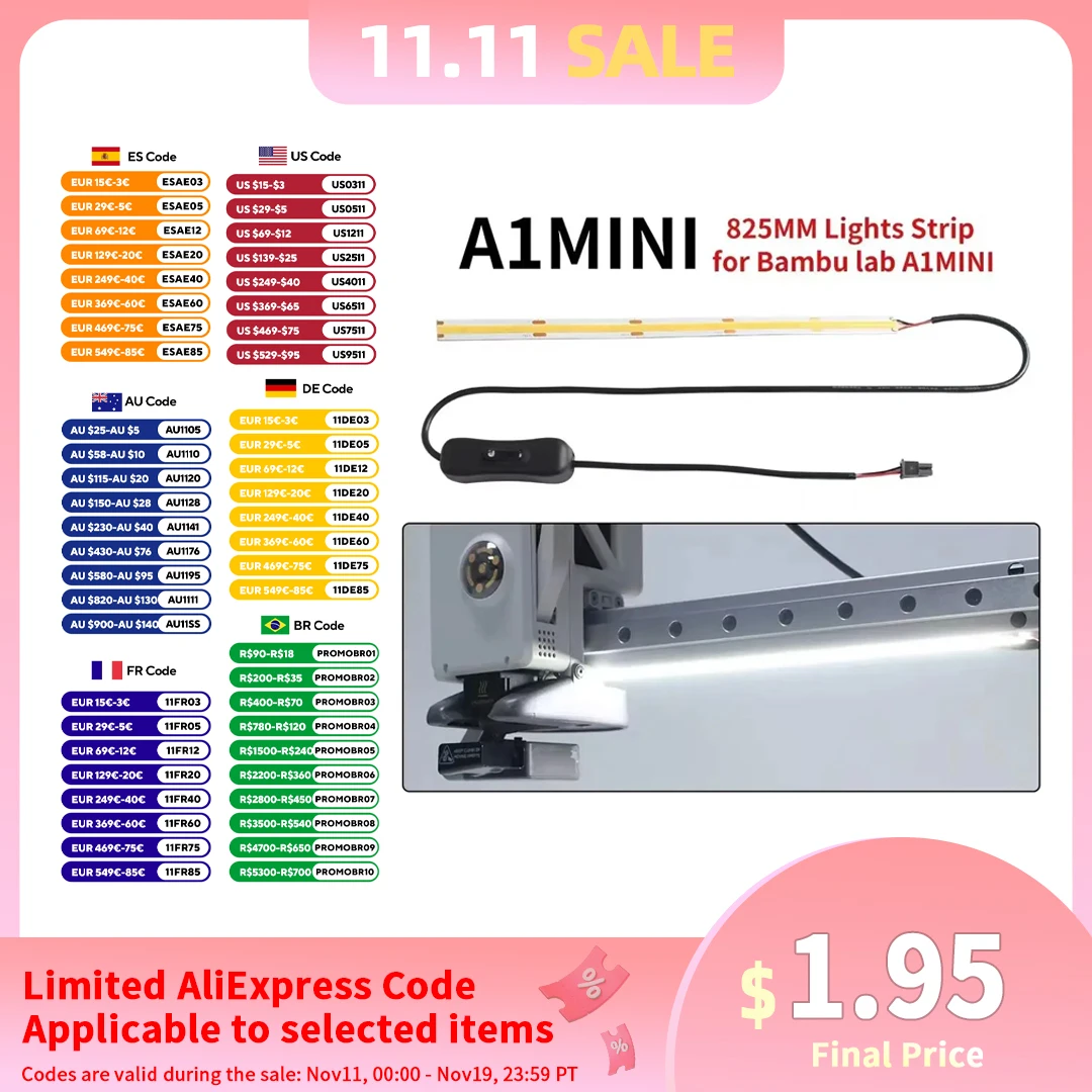 Светодиодная лента для bambu lab