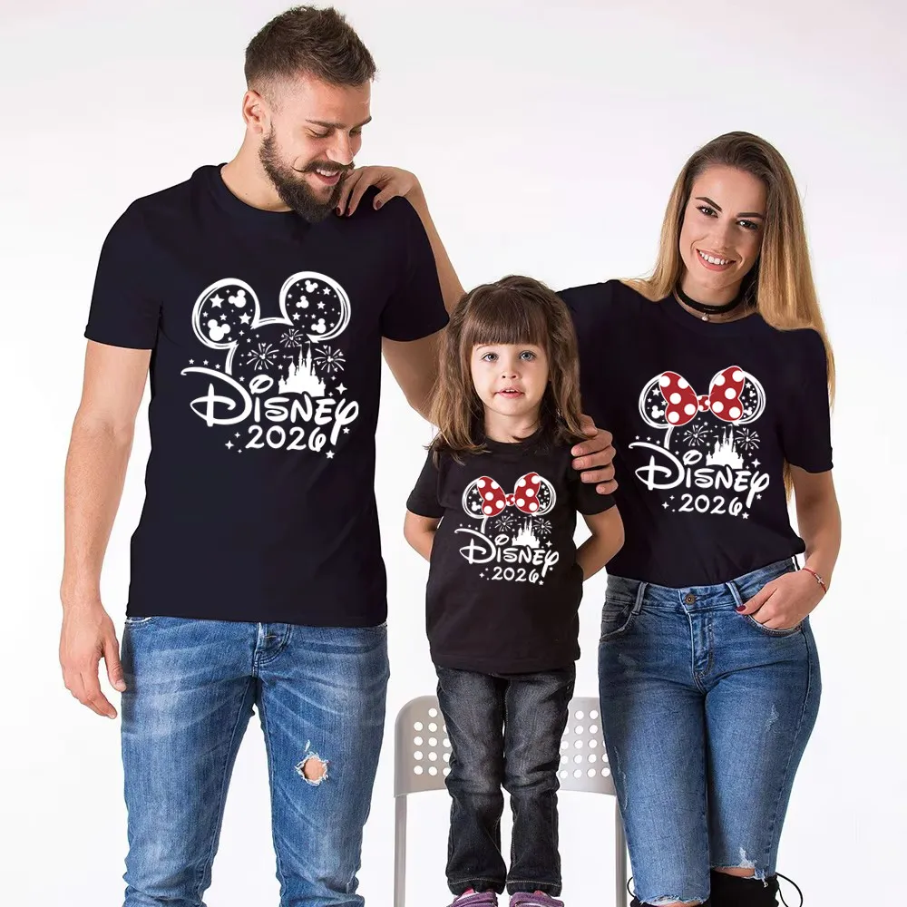 2026 одинаковые рубашки для всей семьи с микки и минни маусом disney trip - Фотография_6