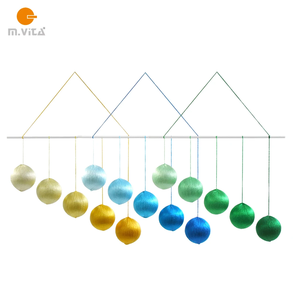 Набор из четырех собранных детских мобильных телефонов монтессори