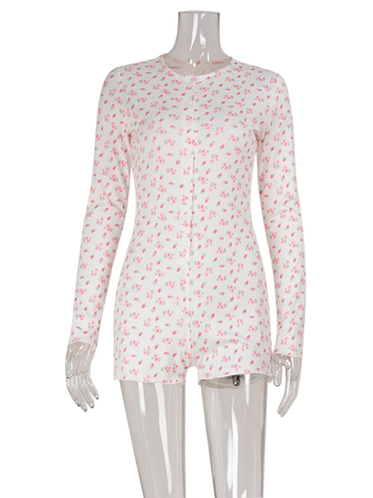 Ahagaga повседневные женские комбинезоны с круглым вырезом - Фотография_6