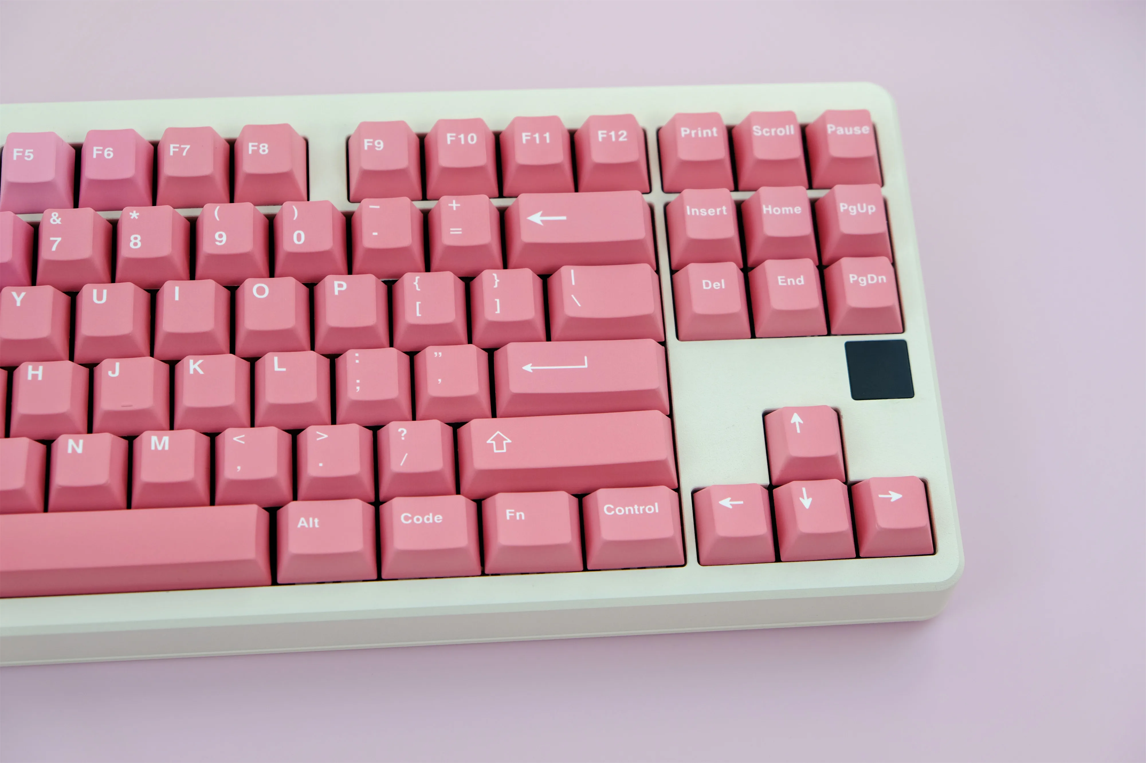 Розовые градиентные колпачки клавиш gmk - Фотография_5