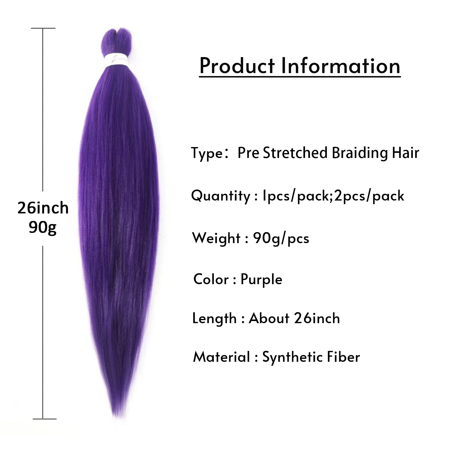 Фиолетовые наращивания волос - Фотография_2