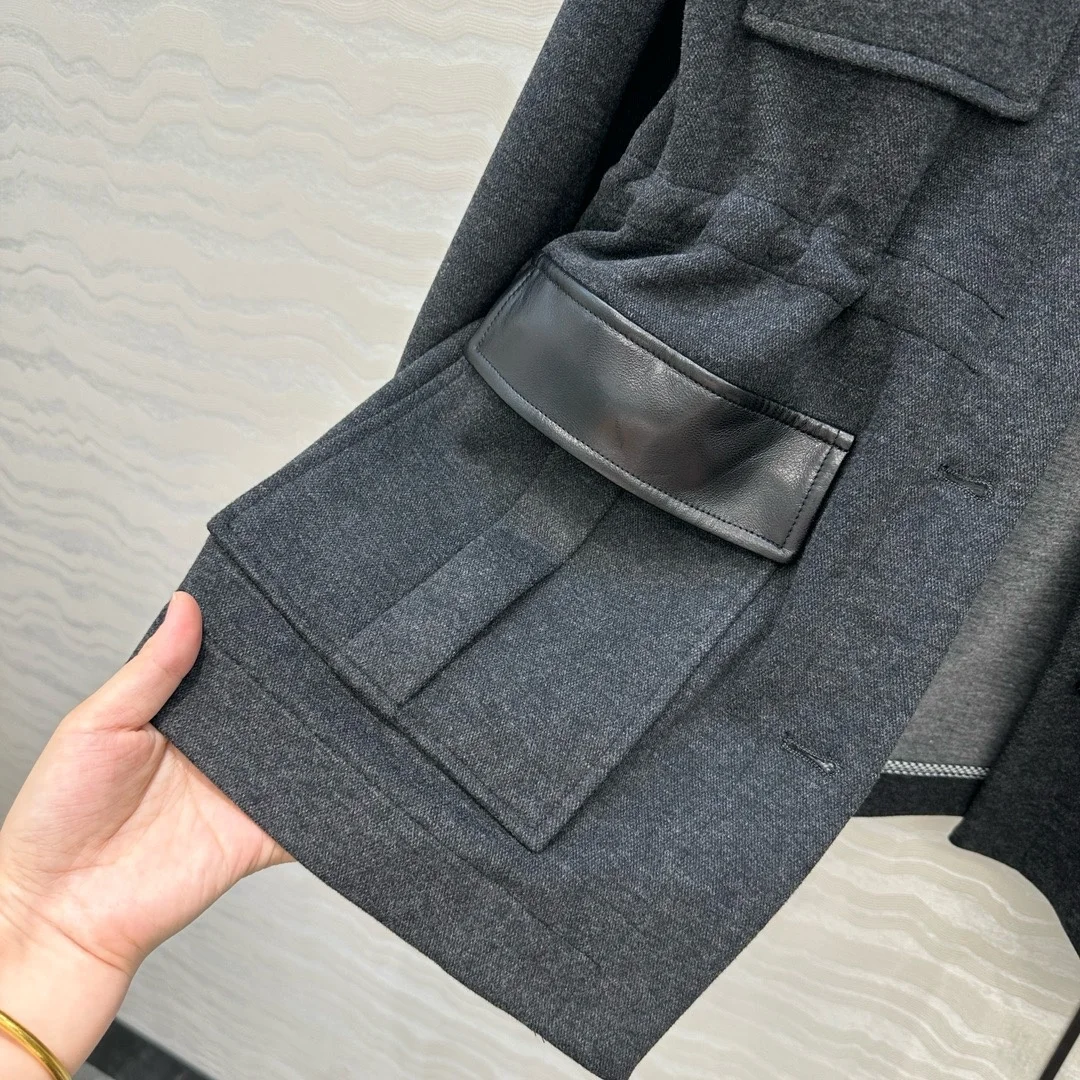 Винтажные куртки-карго из натуральной кожи для женщин - Фотография_6