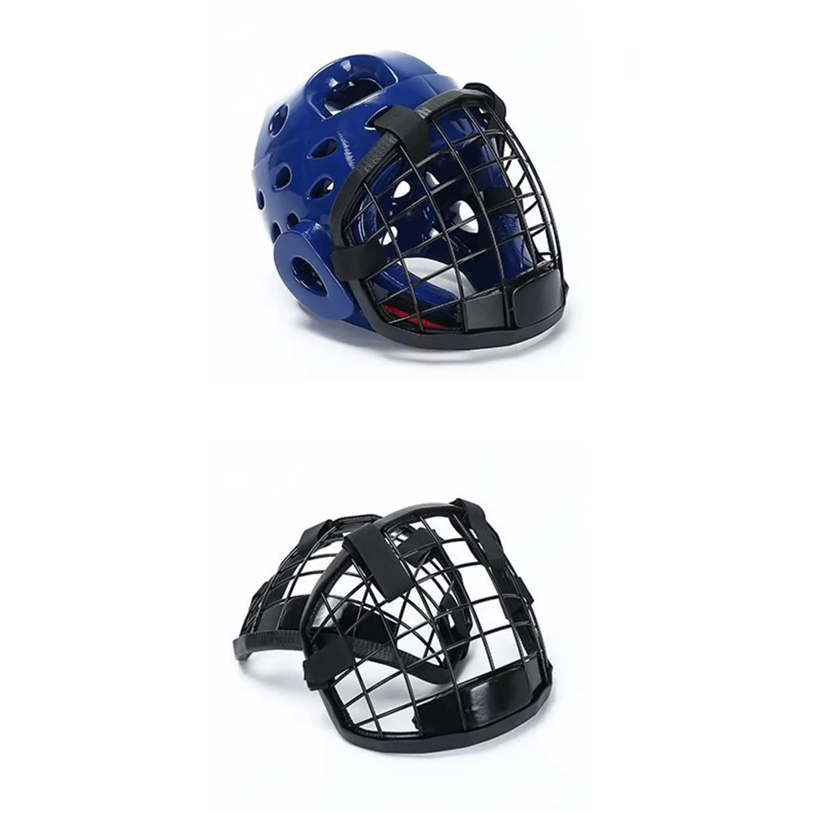 Полнолицевая защита головы профессиональный ударный шлем каратэ лицо - Фотография_6