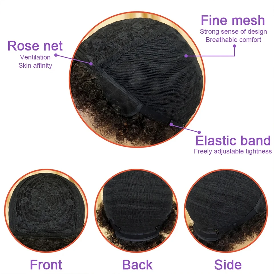 Pixie curly 100% парик из натуральных - Фотография_6