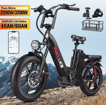 W wallke h7 bicicleta elétrica para adultos - 3200 вт