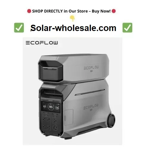 Портативная электростанция ecoflow delta pro 3