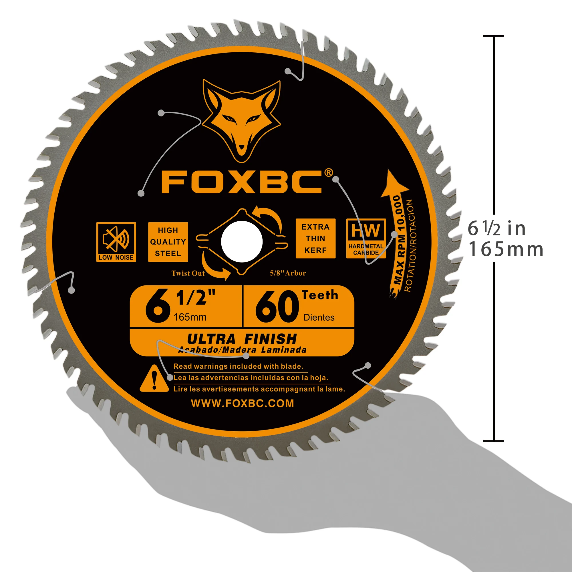 Дисковые пилы foxbc 165 мм - Фотография_2