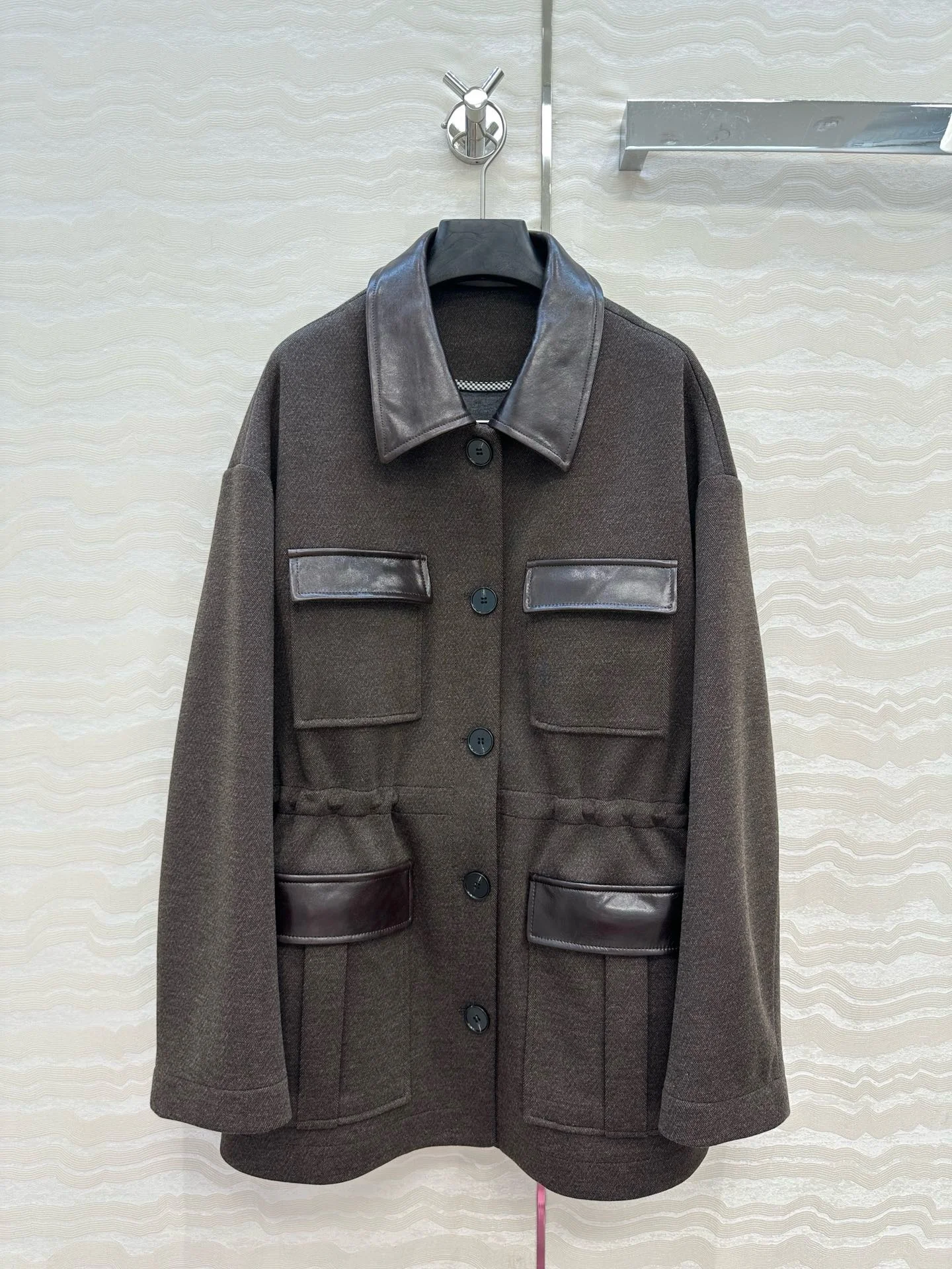 Винтажные куртки-карго из натуральной кожи для женщин