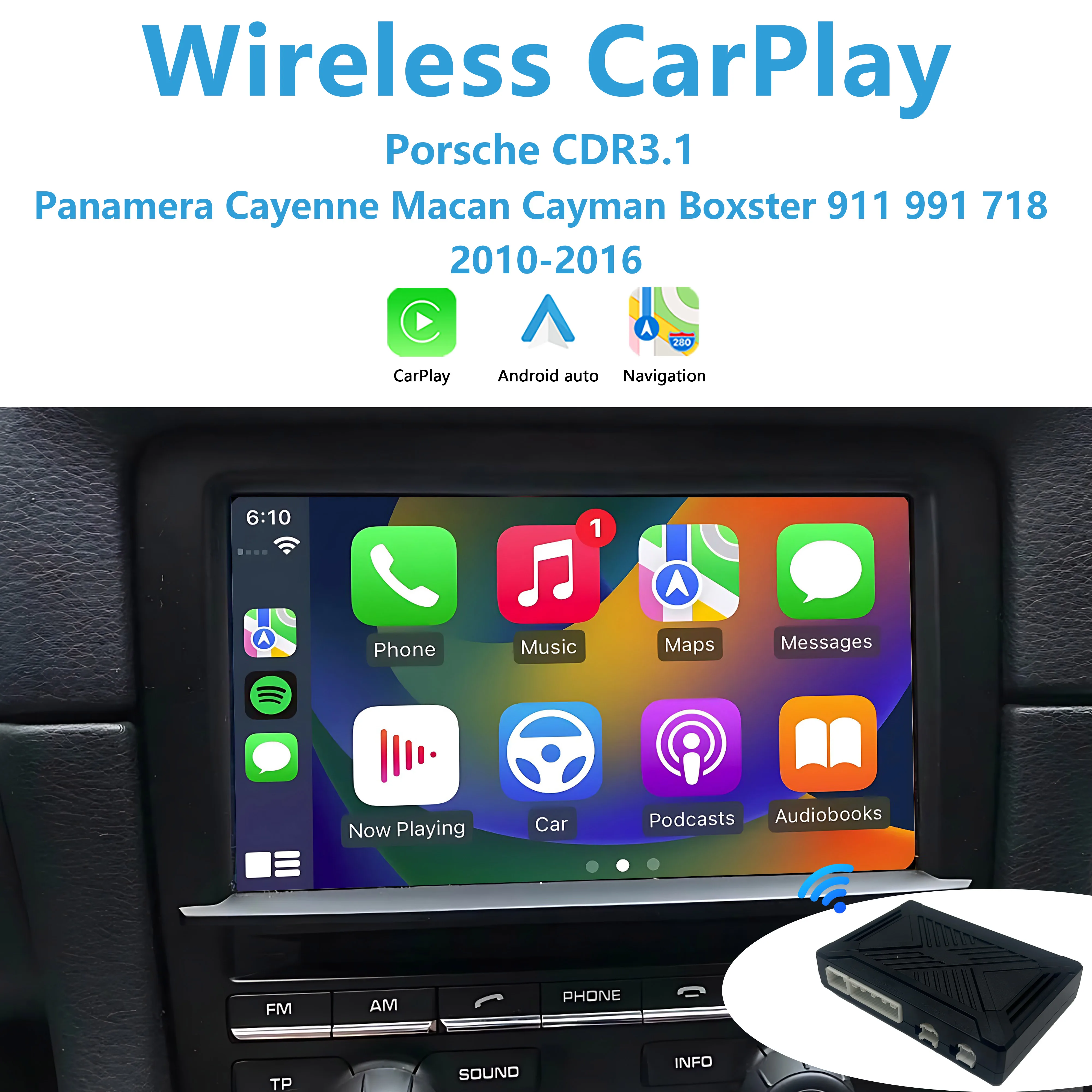 Apple carplay для porsche cdr3.1