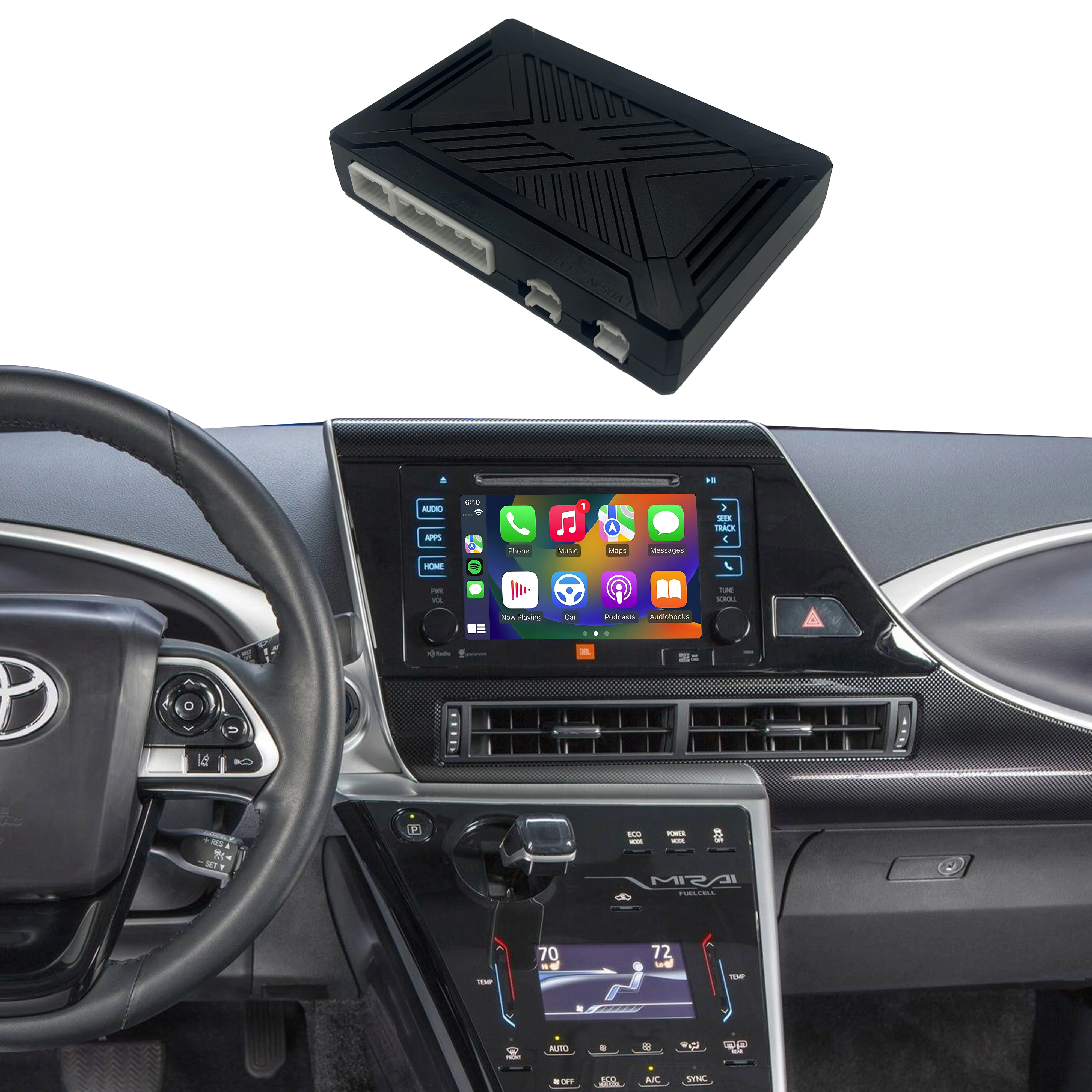 Беспроводной комплект carplay и android auto для toyota mirai 2016-2019