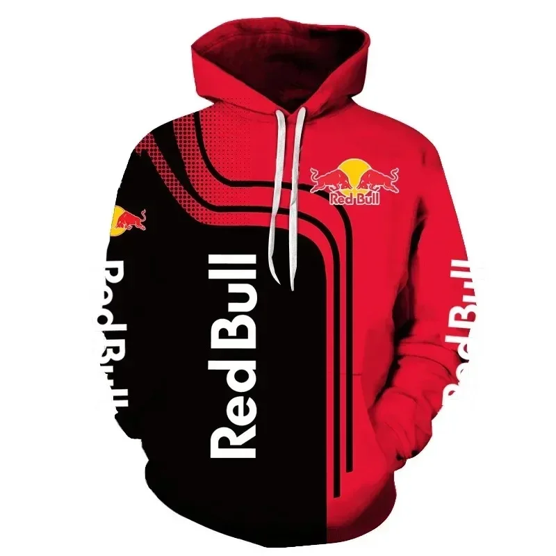 Осенняя толстовка с капюшоном red bull - Фотография_5