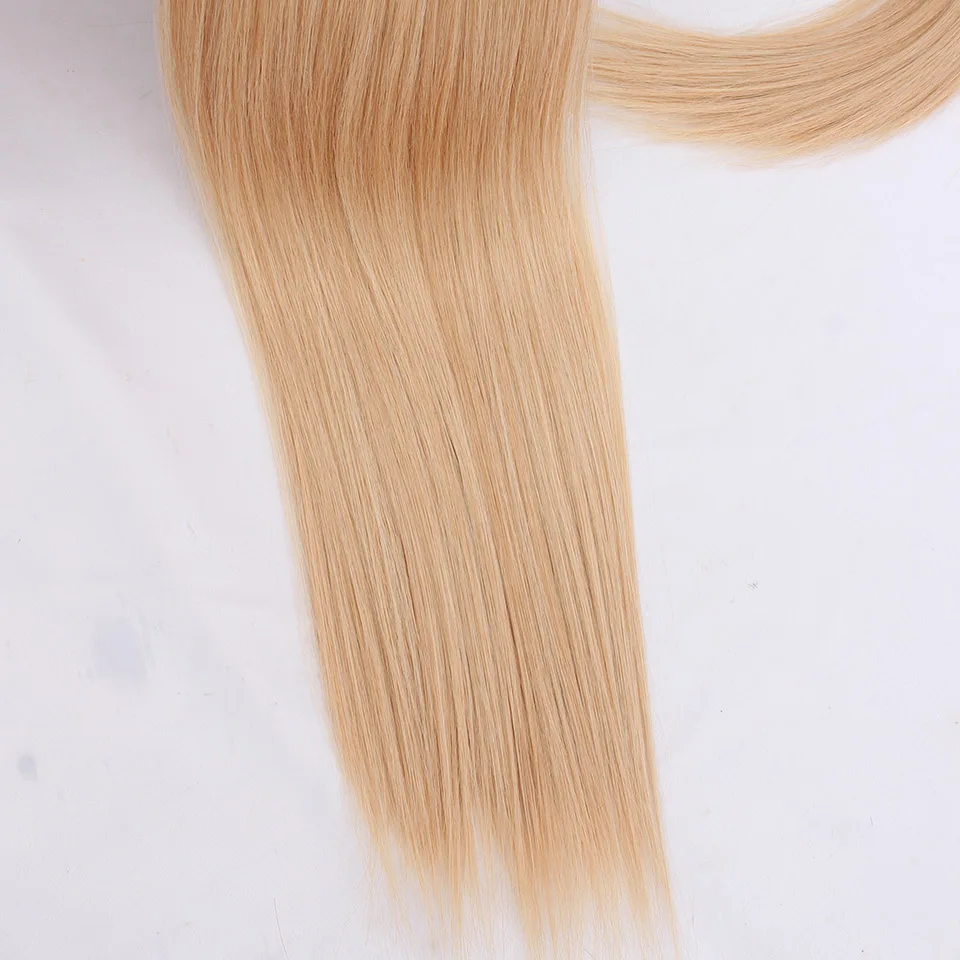 Био-протекиновые прямые синтетические пучки волос - Фотография_6