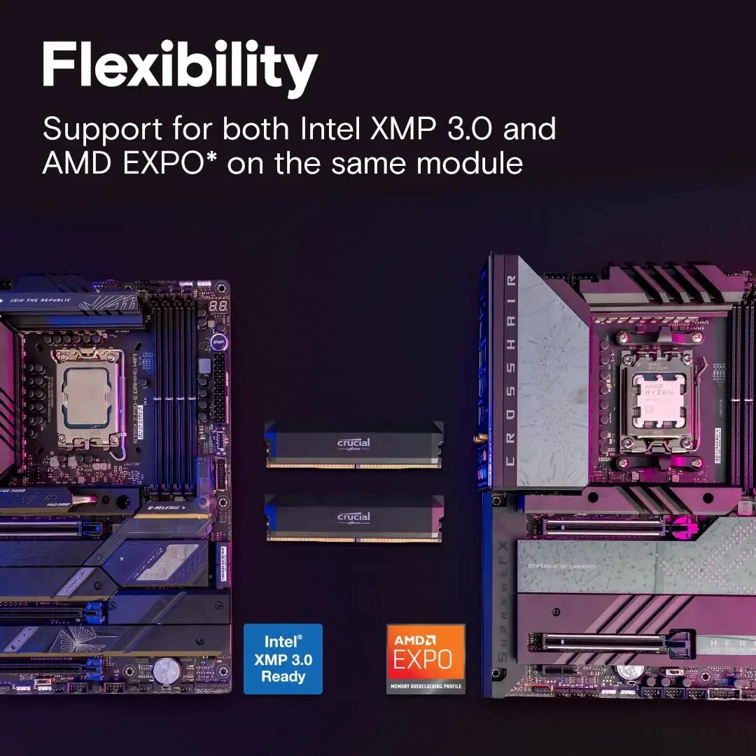Комплект crucial pro ddr5 ram 32 гб (2x16 гб) - Фотография_5