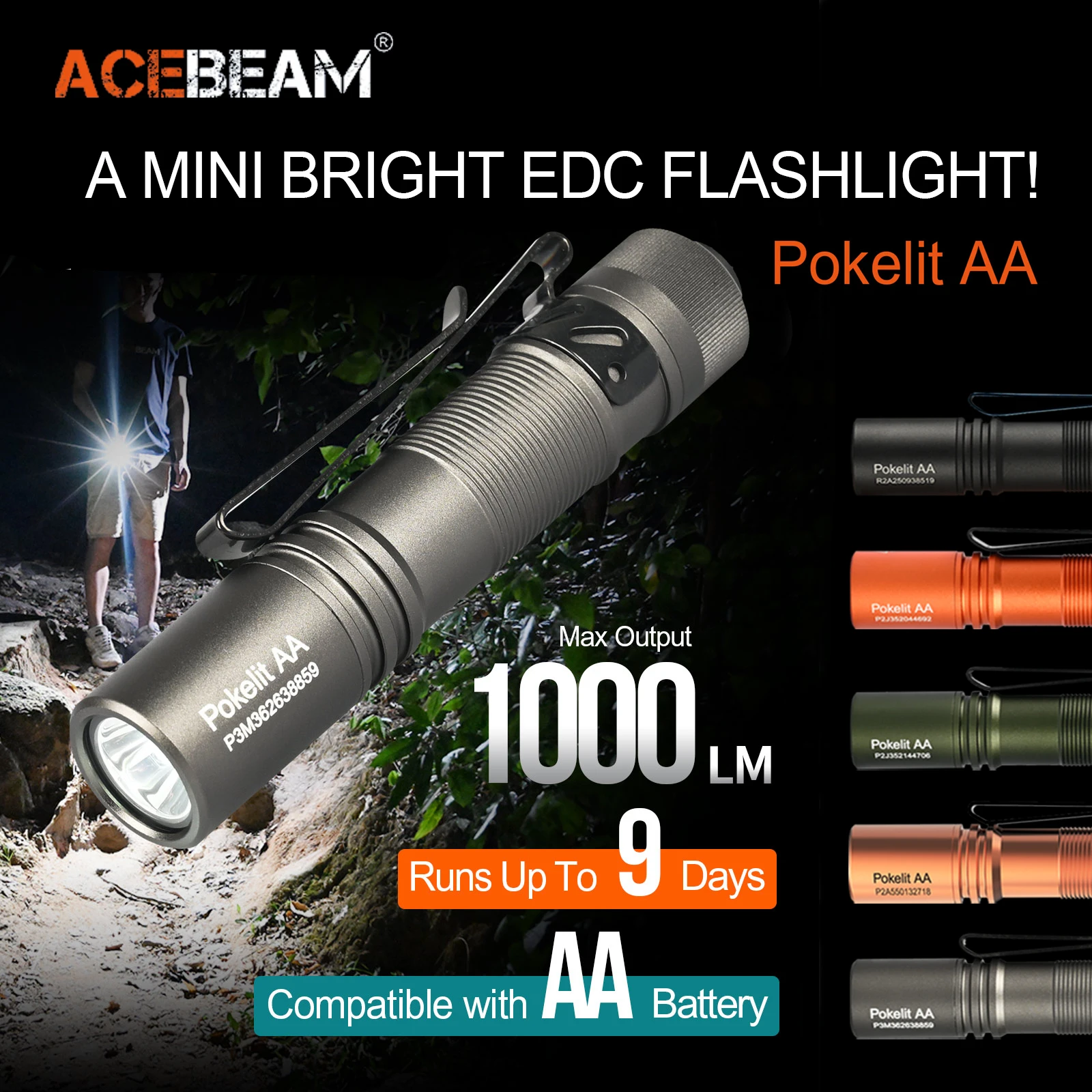 【acebeam pokelit aa】фонарик edc - Фотография_2
