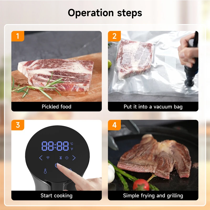 Плита sous vide нержавеющая прецизионная - Фотография_4