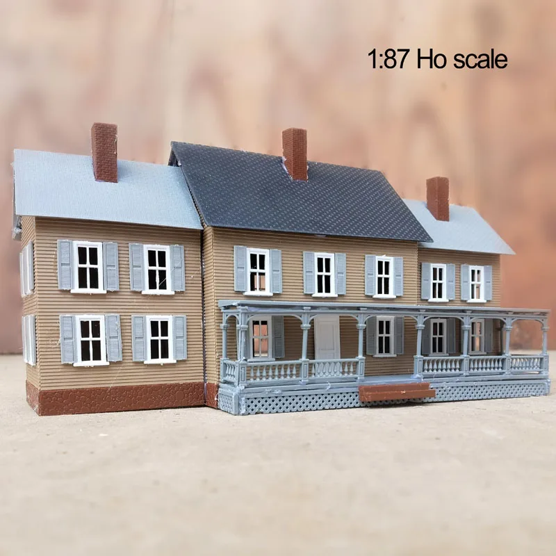 Модель ho dwelling house kit европейско-американская - Фотография_6