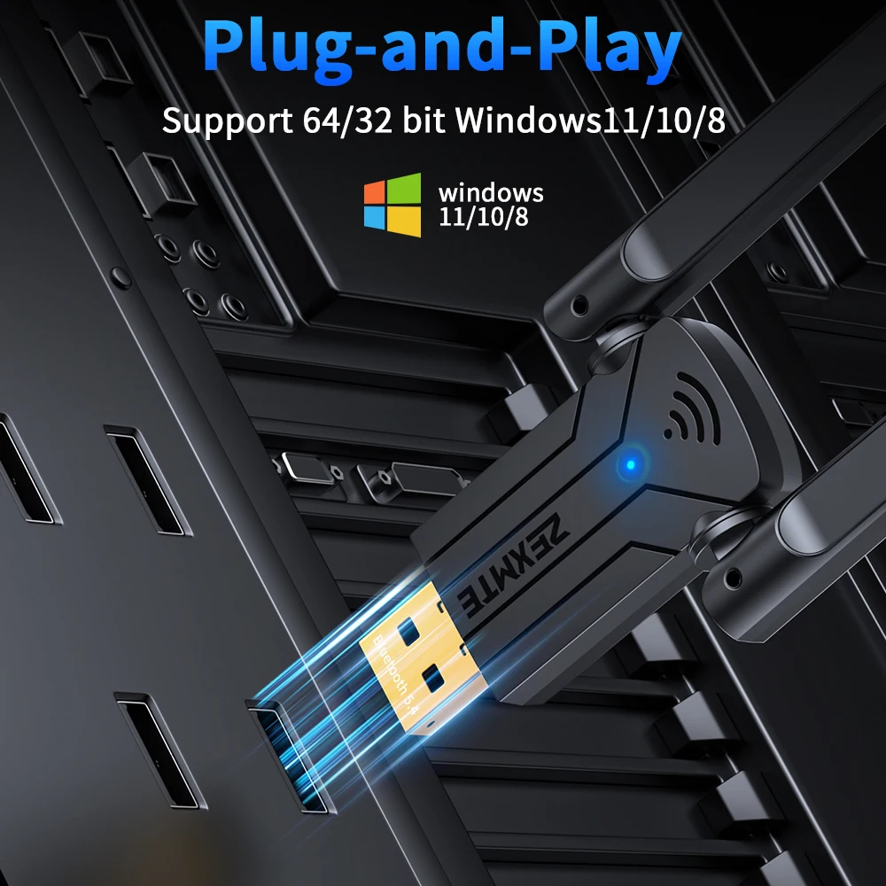 Usb-адаптер bluetooth pc 5 - Фотография_5