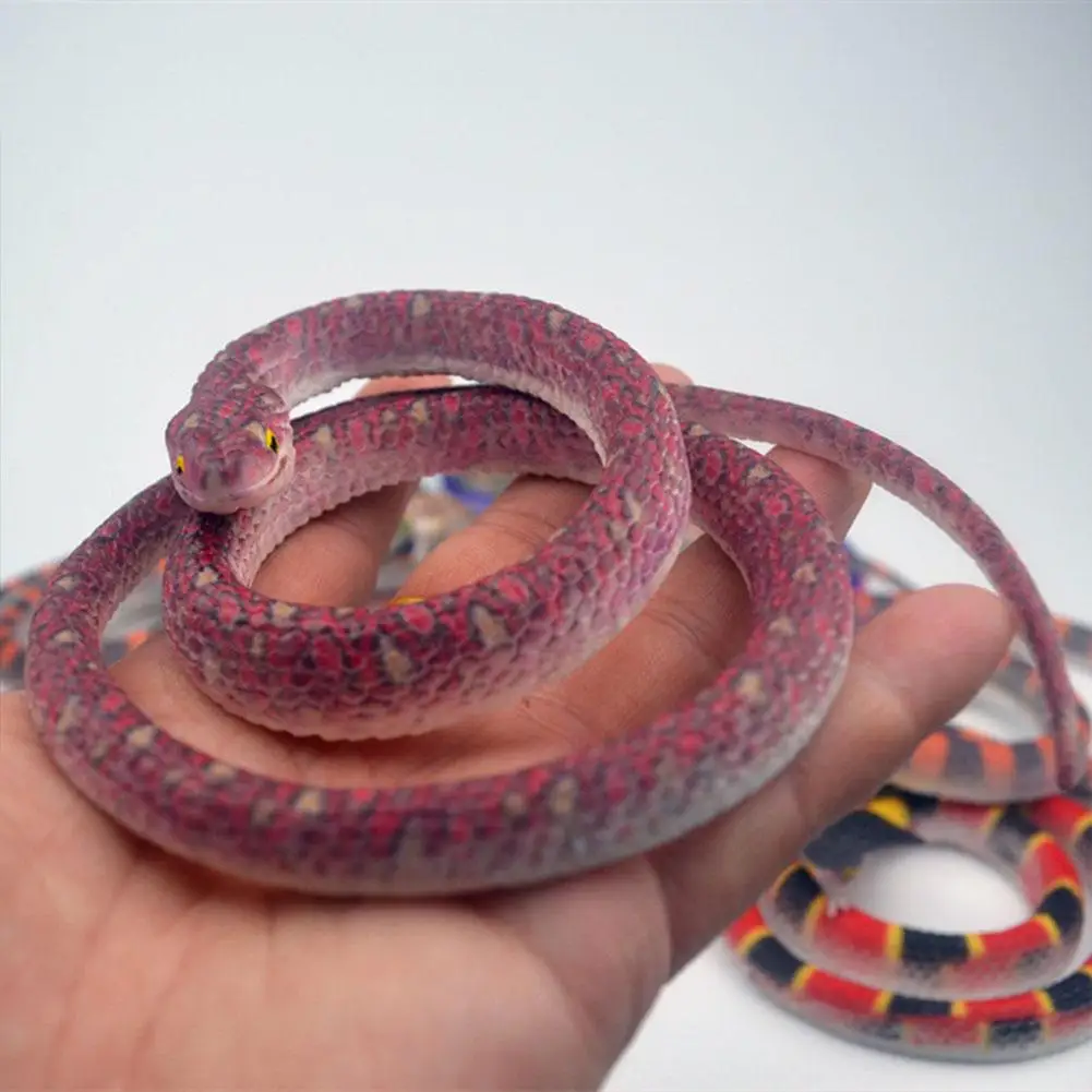 70 см поддельная большая резиновая змея с линией - Фотография_4