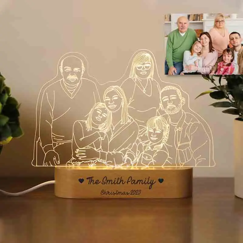 Дропшиппинг, индивидуальная 3d-лампа для фото