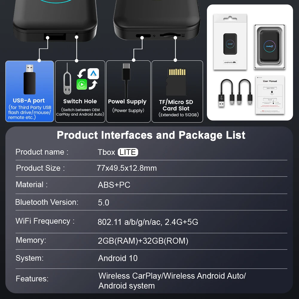 Carlinkit carplay ai box lite wireless - Фотография_6