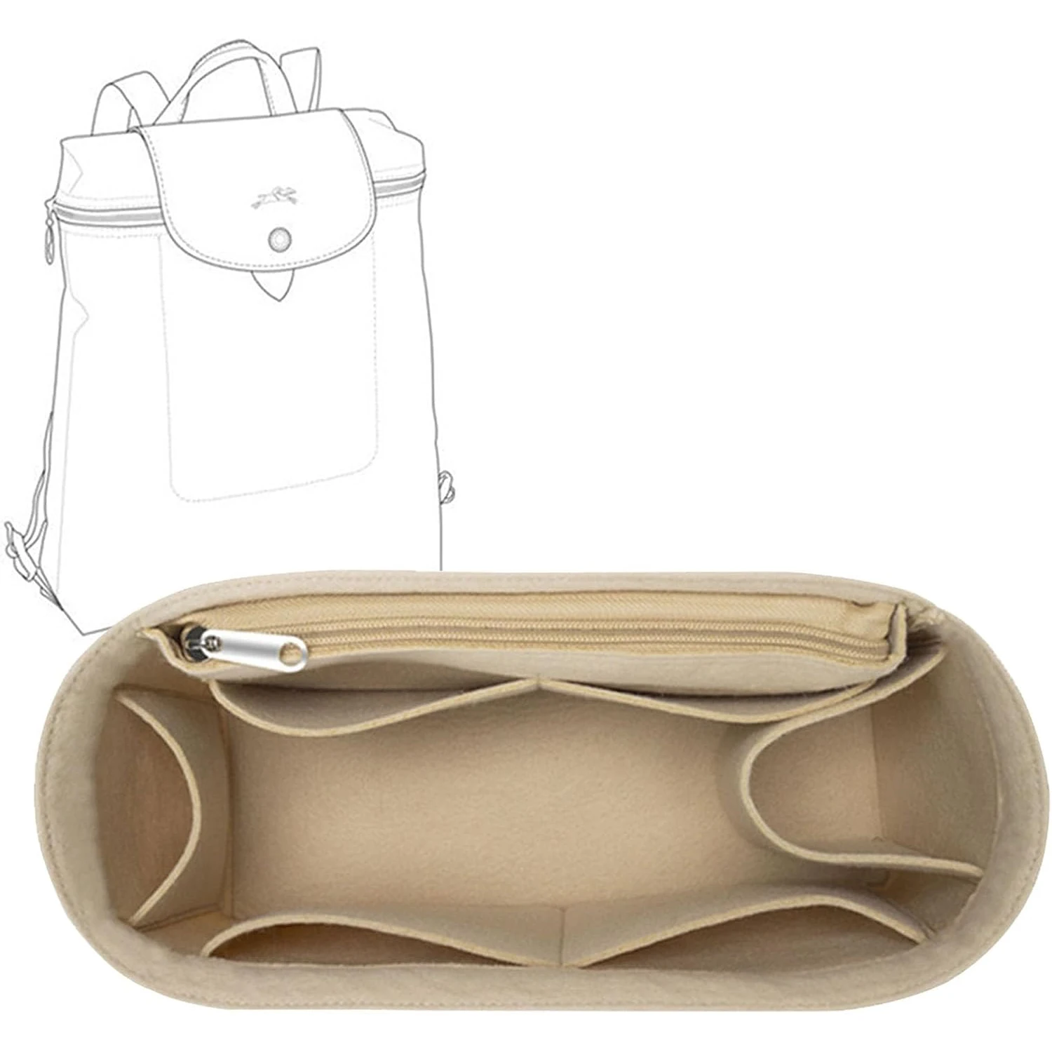 Кошелек-рюкзак-органайзер для рюкзака le