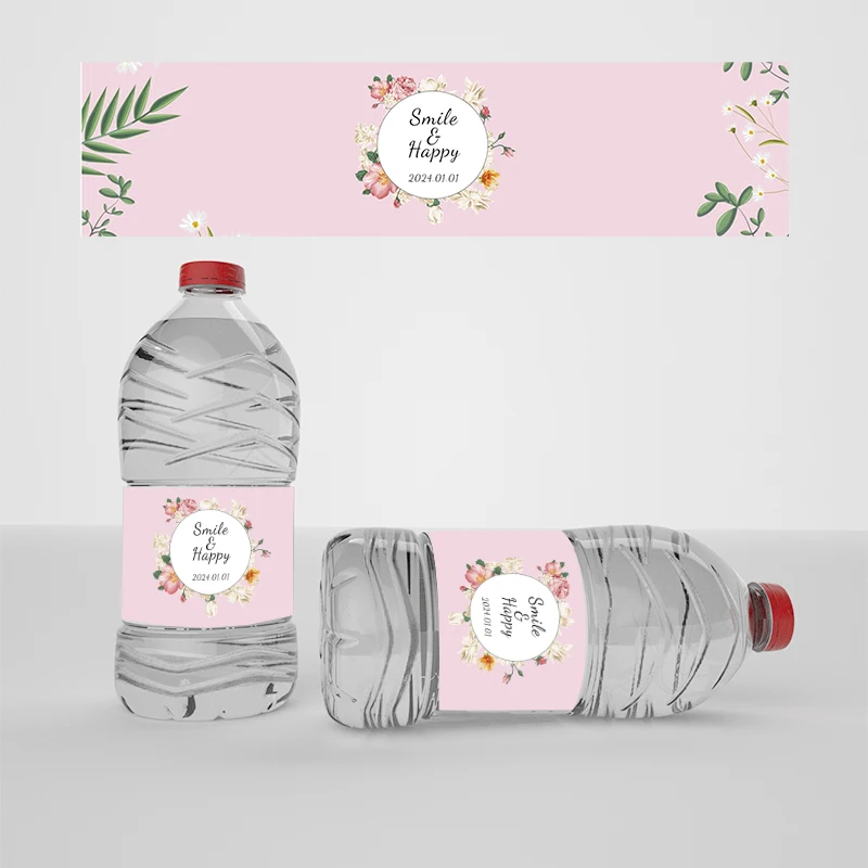 Наклейки для бутылок с водой на свадьбу - Фотография_6
