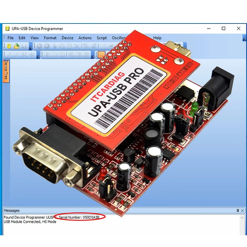 Sn:050d5a5b usb-программатор upa с поддержкой windows 10 - Фотография_2