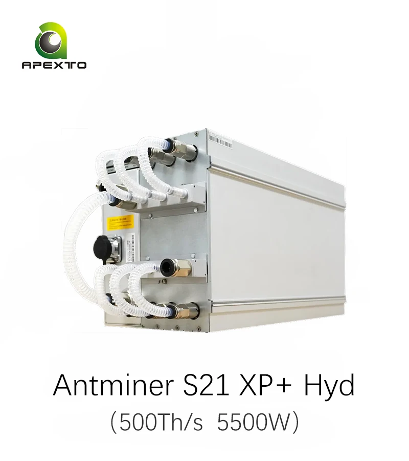 Оригинальный биткоин-майнер bitmain antminer s21 xp + hyd 500th/s 5500 вт