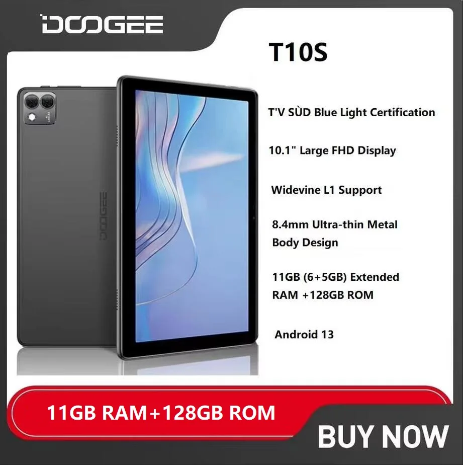 Doogee t10s планшетный пк 10