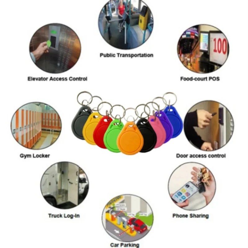 5p 13,56 мгц mi-fare брелок высокочастотный - Фотография_5