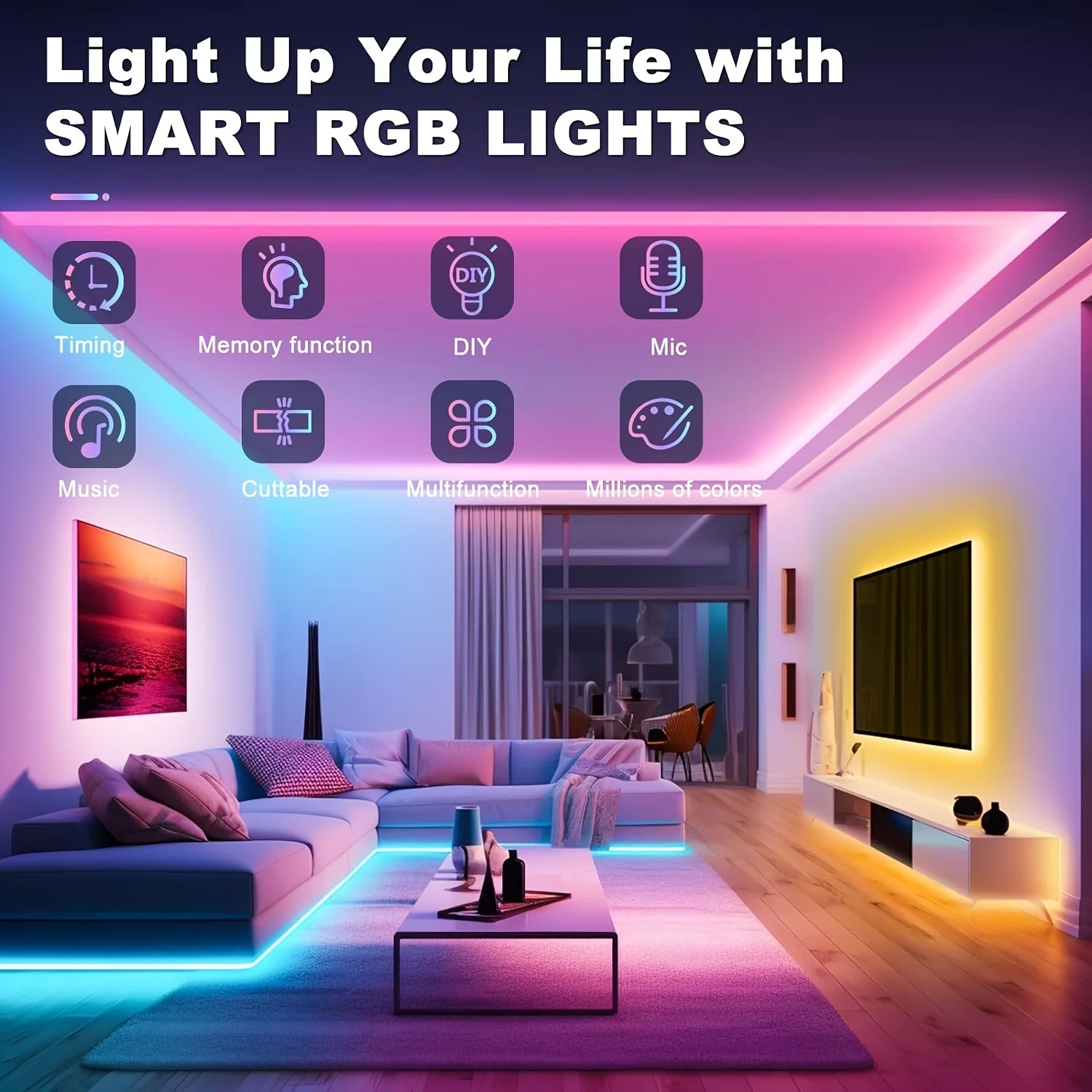 Usb светодиодные ленты rgb 5050 1-40 м - Фотография_3