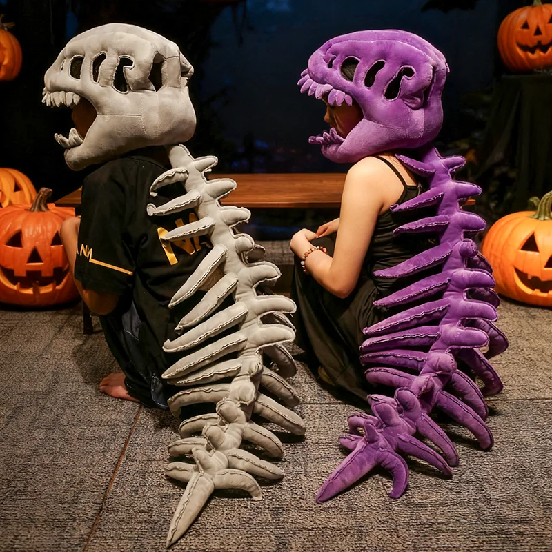 Подушка для головного убора со скелетом динозавра — 4 цвета