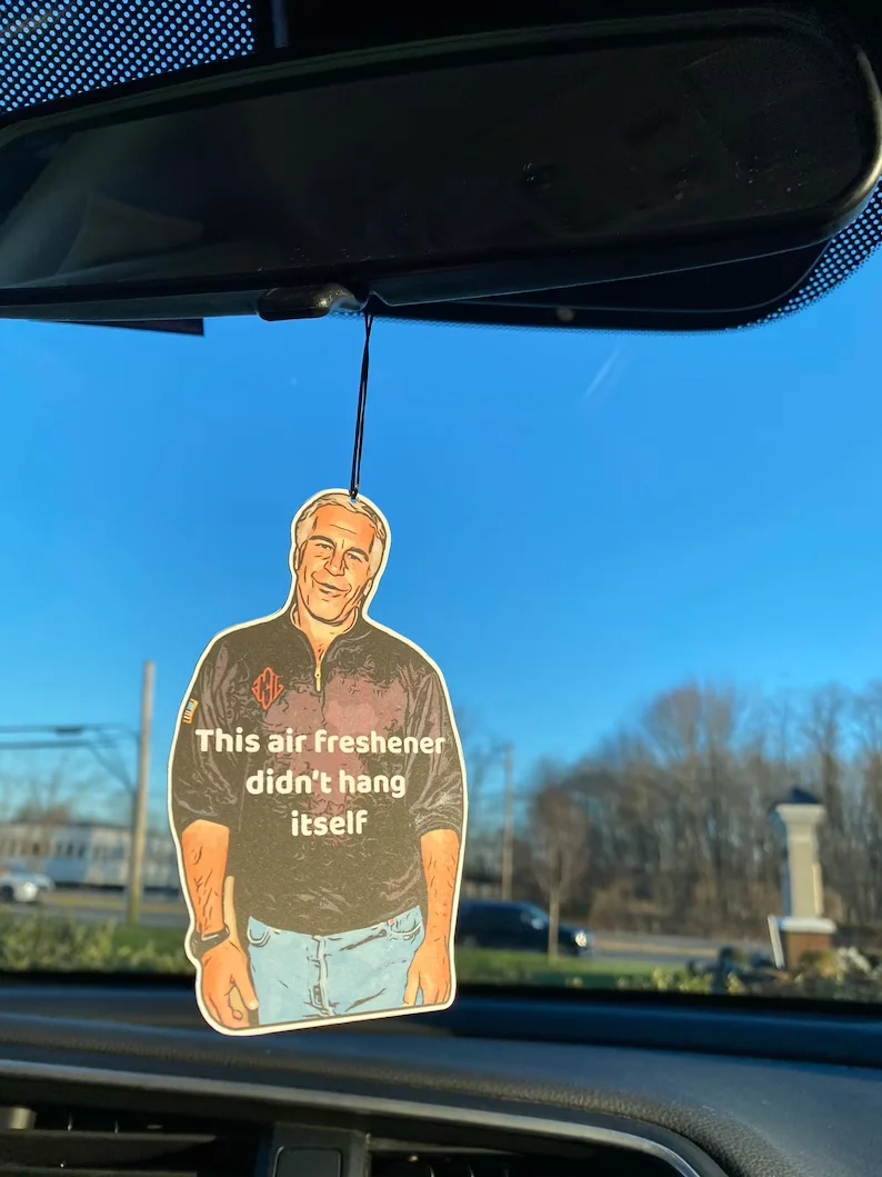 Jeffrey epstein автомобильный освежитель - Фотография_6