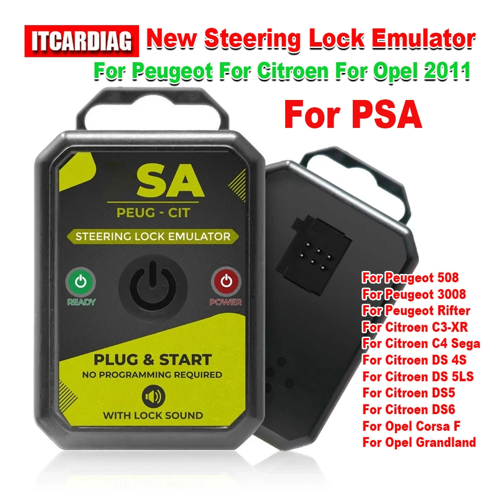 Эмулятор замка рулевого управления psa для peugeot