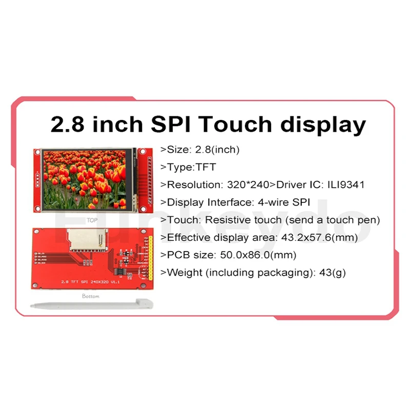 2,8-дюймовый ili9341 spi tft жк-дисплей - Фотография_3