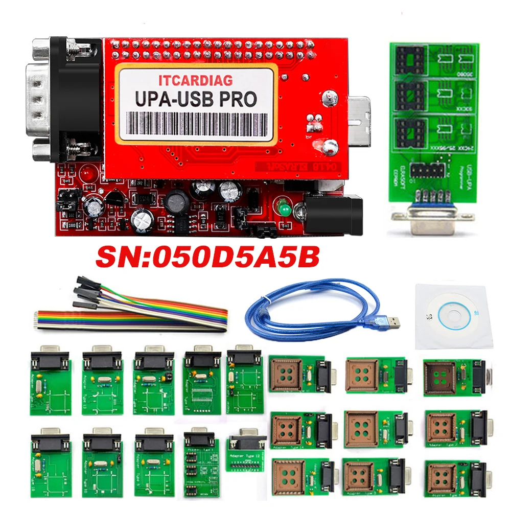 Sn:050d5a5b usb-программатор upa с поддержкой windows 10 - Фотография_5