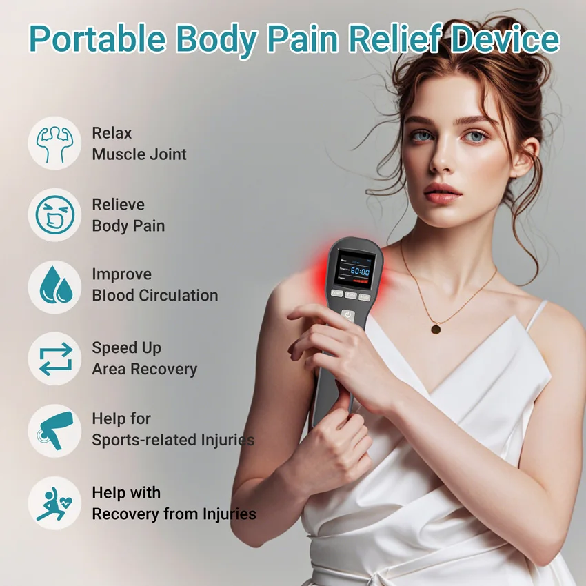 Красная лазерная терапия 880 мвт от боли в коленах 16 шт - Фотография_3