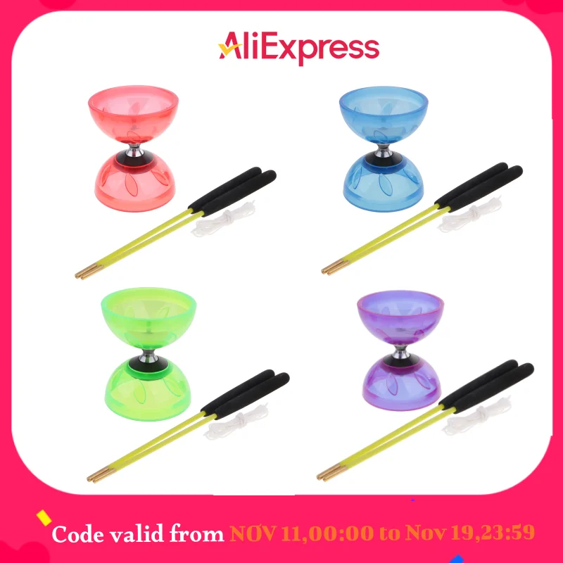 Профессиональный китайский diabolo yo-yo с тремя подшипниками