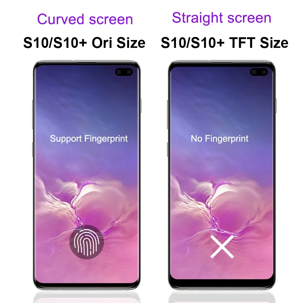 Протестированный сменный экран aaa + tft для samsung s10 с рамкой - Фотография_4