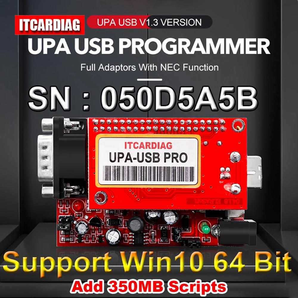 Sn:050d5a5b usb-программатор upa с поддержкой windows 10