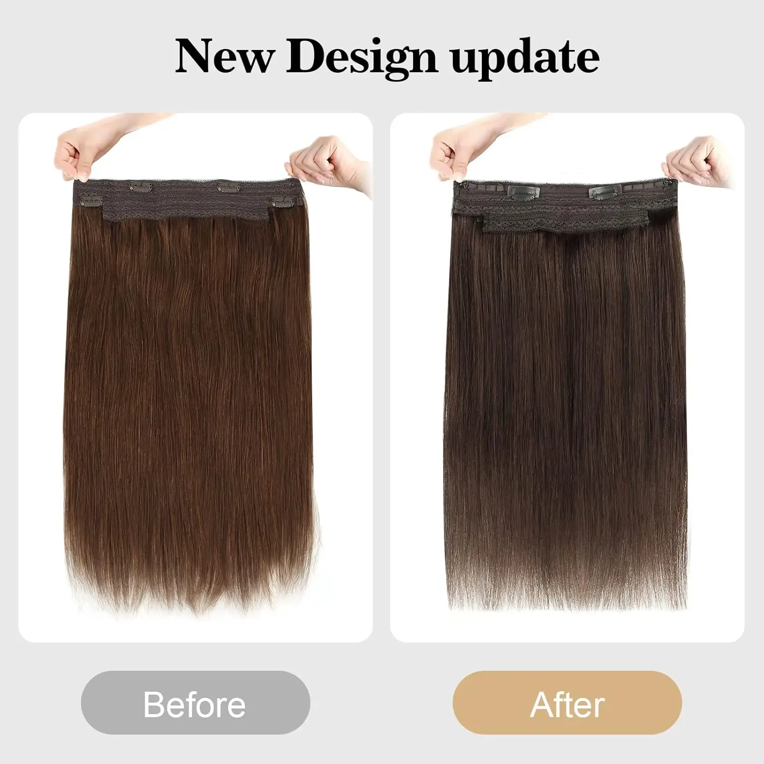 Наращивание волос sixstarhair wire clip ins - Фотография_3