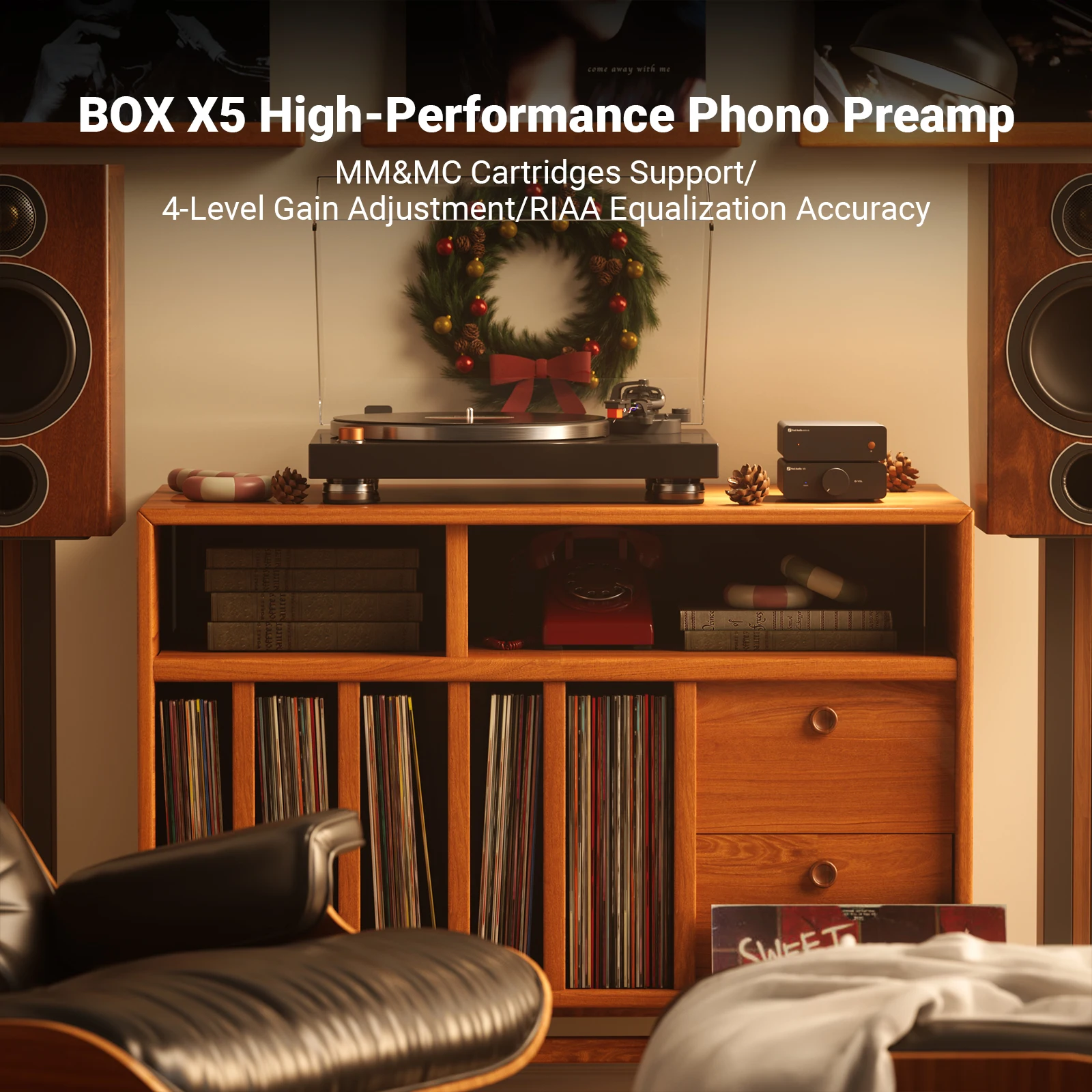 Fosi audio box x5 hifi phono preamp - Фотография_3