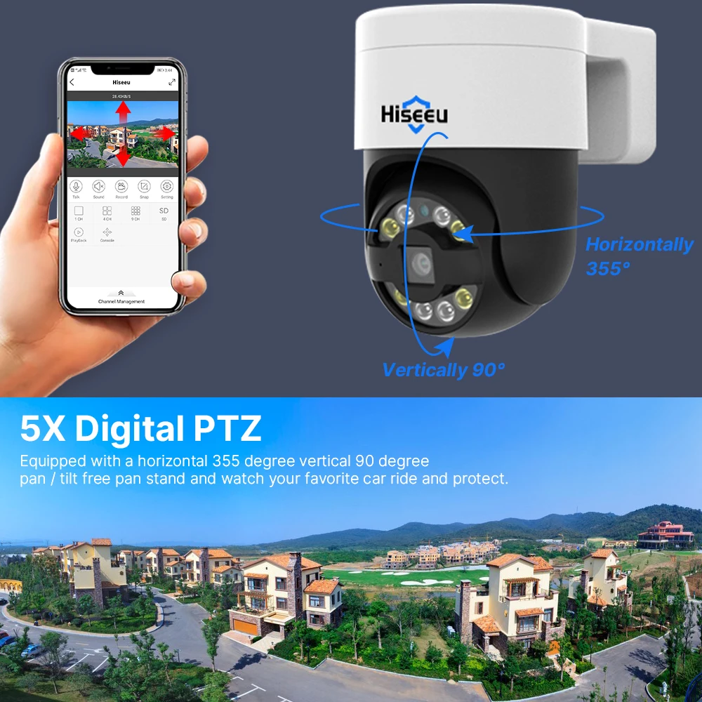 5mp 8mp 4k poe ptz ip цветное ночное - Фотография_3