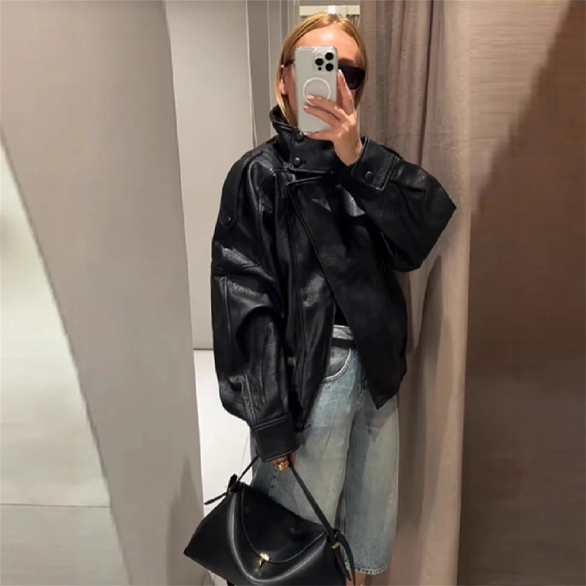 Женские повседневные шикарные черные - Фотография_2