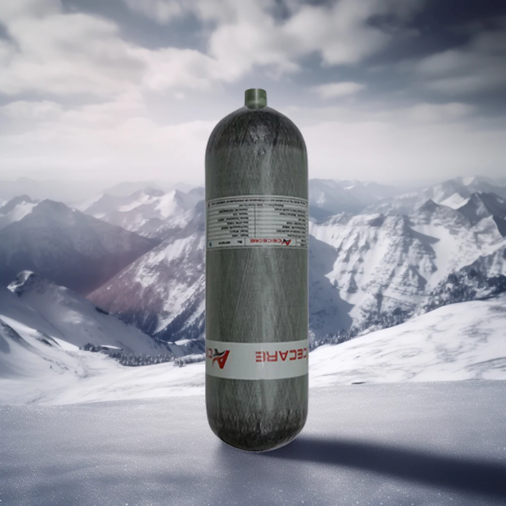Acecare 4500psi 300bar 6.8l цилиндр из углеродного волокна - Фотография_6